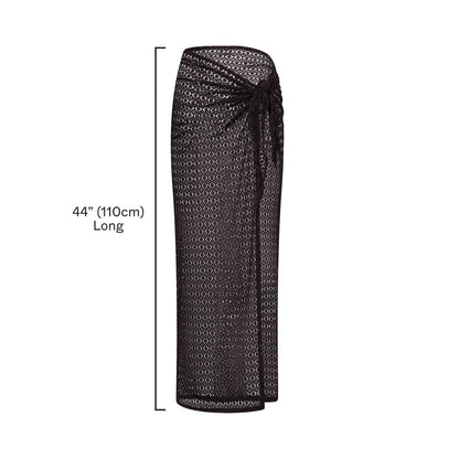 Maxi Sarong Skirt Black