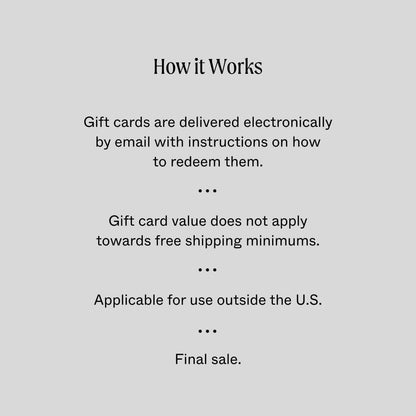 E-Gift Card