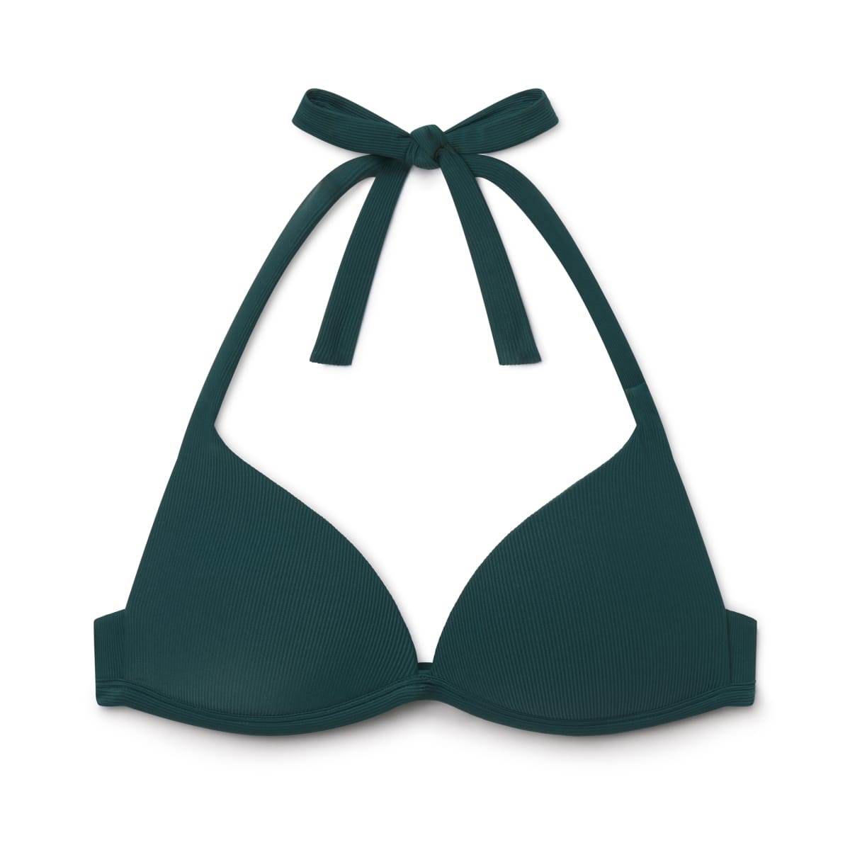 Plunge Bikini Top Monstera