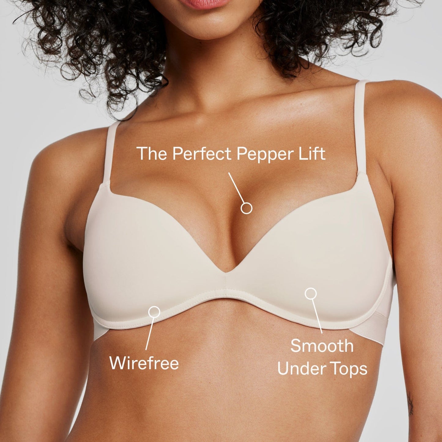 Zero-G Wirefree Lift Up Bra Black